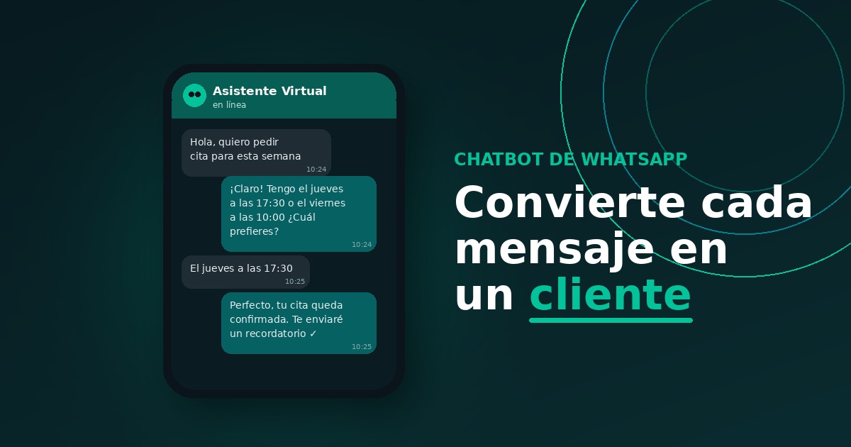 chatbot de WhatsApp para negocios